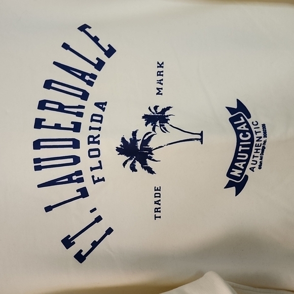 U.S. Apparel Ft. Lauderdale Soft Pastel Yellow Crewneck Sweatshirt - Picture 2 of 6